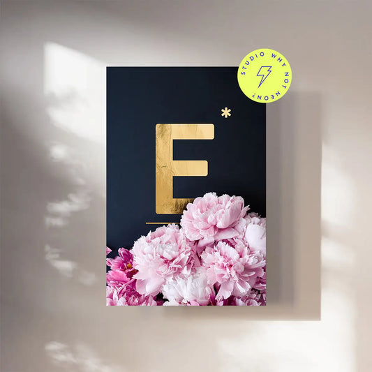 Pfingstrosen ABC | Buchstabe E