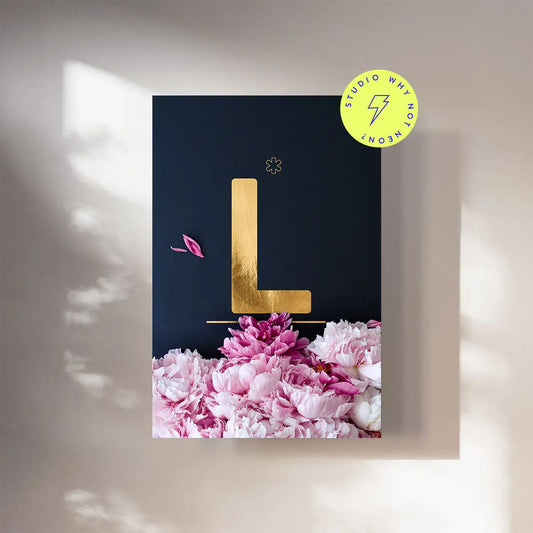 Pfingstrosen ABC | Buchstabe L