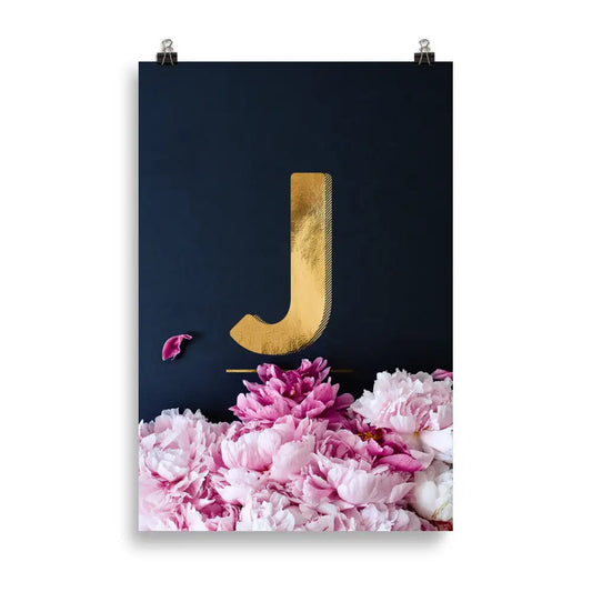 Pfingstrosen ABC | Buchstabe J