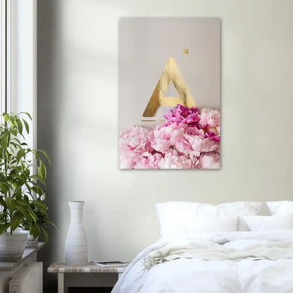 Pfingstrosen ABC | Buchstabe A hell