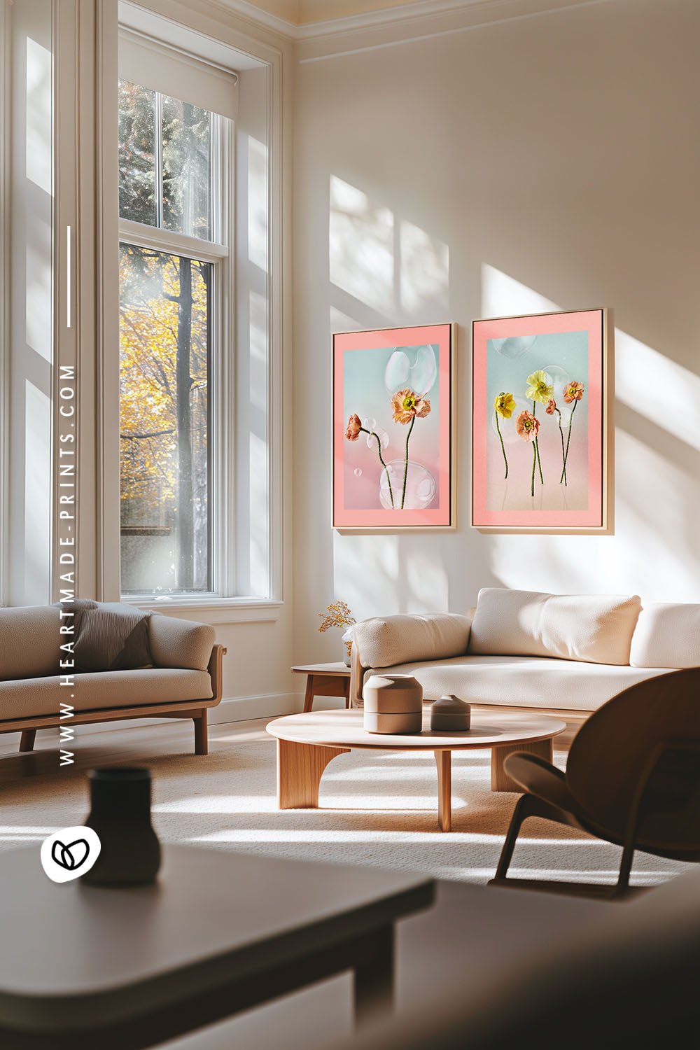 Iceland Poppies & Bubbles No.2 Art Print
